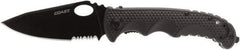 Coast Cutlery - 3-29/32" Blade, 8.9" OAL, Tactical Knife - 5" Closed Length, Glass-Filled Nylon - Benchmark Tooling