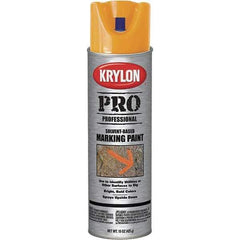 Krylon - 15 fl oz Orange Marking Paint - Solvent Base Formula - Benchmark Tooling