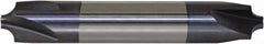 ProMax - 0.055" Radius, 1/4" Mill Diam, 4 Flute Solid Carbide Corner Rounding End Mill - Double End, AlTiN Finish, 2-1/2" OAL, 1/4" Shank Diam - Benchmark Tooling