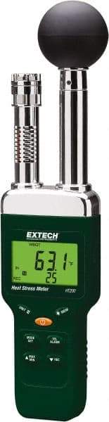 Extech - Thermometer/Hygrometers & Barometers Type: Heat Stress WBGT Meter Minimum Relative Humidity (%): 1 - Benchmark Tooling