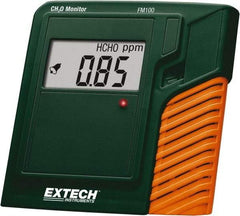 Extech - Audible, Visual Alarm, LCD Display, Formaldehyde Monitor - Monitors Formaldehyde, 0 to 50°C Working Temp, CE Listed - Benchmark Tooling