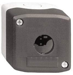 Schneider Electric - 1 Hole, 22mm Hole Diameter, Polycarbonate Pushbutton Switch Enclosure - 13, 4X NEMA Rated - Benchmark Tooling