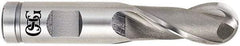 OSG - 1-1/4" Diam, 2-1/2" LOC, 2 Flute Powdered Metal Ball End Mill - Uncoated, Single End, 5" OAL, 1-1/4" Shank Diam, Spiral Flute - Benchmark Tooling