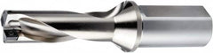 OSG - 3xD, 23mm Diam, Indexable Insert Drill - 2 Inserts, 25mm Shank Diam, Straight Shank - Benchmark Tooling