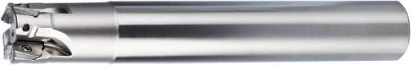 OSG - 1" Cut Diam, 1" Shank Diam, 97.3mm OAL, Indexable Square Shoulder End Mill - ZD_T11... Inserts, Weldon Shank, 90° Lead Angle, Through Coolant, Series PHOENIX-PSE - Benchmark Tooling