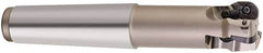 OSG - 40mm Cut Diam, 0.787" Max Depth, 42mm Shank Diam, Cylindrical Shank Indexable High-Feed End Mill - Screw Holding Method, ADMT20.. Insert, PDR Toolholder - Benchmark Tooling