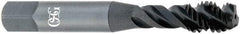 OSG - 1/4-28 UNF 3 Flute Modified Bottoming Spiral Flute Tap - Vanadium High Speed Steel, Bright Finish, 2-1/2" OAL, Right Hand Flute, Right Hand Thread, H7, Series 290 - Exact Industrial Supply
