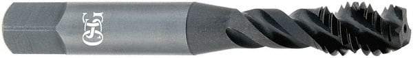 OSG - 5/16-24 UNF 3 Flute Modified Bottoming Spiral Flute Tap - Vanadium High Speed Steel, Bright Finish, 2-23/32" OAL, Right Hand Flute, Right Hand Thread, H6, Series 290 - Exact Industrial Supply