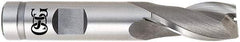 OSG - 3/16", 7/16" LOC, 3/8" Shank Diam, 2-5/16" OAL, 2 Flute, Powdered Metal Square End Mill - Single End, Uncoated, Spiral Flute, Right Hand Cut, Right Hand Flute, Series 620 - Benchmark Tooling