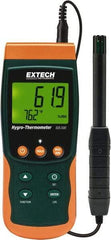 Extech - 32 to 122°F, 5 to 95% Humidity Range, Thermo-Hygrometer - 3% Relative Humidity Accuracy - Benchmark Tooling