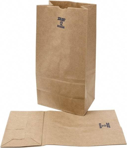 DURO BAG MFR - Kraft Grocery Bag - 7-1/16 x 4-1/2 x 13-3/4, Brown - Benchmark Tooling