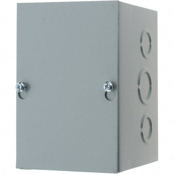 nVent Hoffman - Steel Junction Box Enclosure Screw Flat Cover - NEMA 1, 4" Wide x 6" High x 4" Deep - Benchmark Tooling