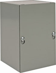 nVent Hoffman - Steel Junction Box Enclosure Screw Flat Cover - NEMA 1, 4" Wide x 6" High x 4" Deep - Benchmark Tooling