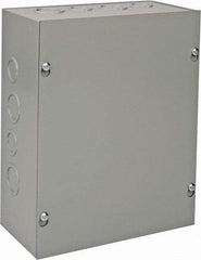 nVent Hoffman - Steel Junction Box Enclosure Screw Flat Cover - NEMA 1, 8" Wide x 10" High x 4" Deep - Benchmark Tooling