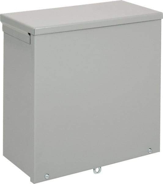 nVent Hoffman - Steel Junction Box Enclosure Screw Flat Cover - NEMA 3R, 12" Wide x 12" High x 6" Deep - Benchmark Tooling