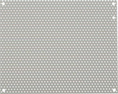 nVent Hoffman - 8-1/4" OAW x 10-1/4" OAH Powder Coat Finish Electrical Enclosure Perforated Panel - 12" x 10" Box, 16 Gauge Steel, Use with A12N104/A12N106/A12R106HCR - Benchmark Tooling