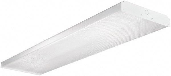 Cooper Lighting - 2 Lamp, 2 Ft. Long, 17 Watt, Surface Mounted, Fluorescent Lamp Wraparound Light Fixture - 120-277 Volt, Electronic Ballast - Benchmark Tooling