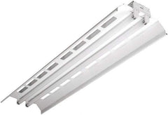 Cooper Lighting - 4 Lamps, 32 Watts, Fluorescent, Low Bay Fixture - 96" Long x 4-5/8" High x 12" Wide, 120-277 Volt, Steel Housing - Benchmark Tooling