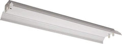 Cooper Lighting - 2 Lamps, 32 Watts, Fluorescent, Low Bay Fixture - 48" Long x 4-5/8" High x 12" Wide, 120-277 Volt, Steel Housing - Benchmark Tooling