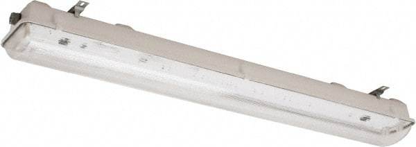 Cooper Lighting - 32 Watt, Fluorescent Hazardous Location Light Fixture - Corrosion, Dust, Heat, Moisture & Weather Resistant, Fiberglass Housing, 48" Long x 6-15/16" Wide x 4-7/8" High - Benchmark Tooling