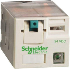 Square D - 11 Pins, Ice Cube Electromechanical Plug-in General Purpose Relay - 15 Amp at 277 V, 3PDT, 24 VDC, 31mm Wide x 39mm High x 27mm Deep - Benchmark Tooling