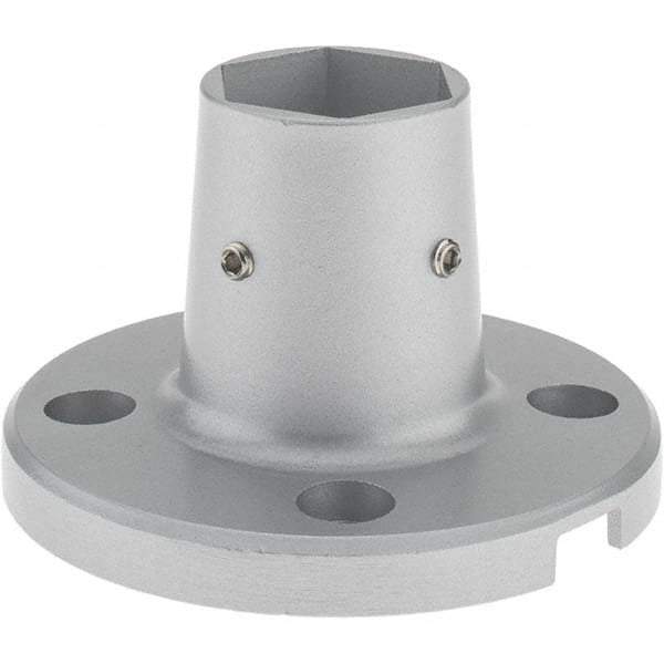 Square D - 2.44 Inch Long x 3.94 Inch Wide, Visual Signal Device Mount Base - For Use with XVC6 - Benchmark Tooling