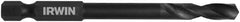 Irwin - 15/64" 135° High Speed Steel Jobber Drill - Oxide Finish, Right Hand Cut, Spiral Flute, 3-7/8" OAL - Benchmark Tooling
