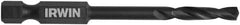 Irwin - 11/64" 135° High Speed Steel Jobber Drill - Oxide Finish, Right Hand Cut, Spiral Flute, 3-1/4" OAL - Benchmark Tooling