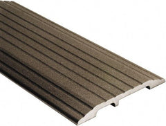 National Guard Products - 36" Long x 5" Wide x 1/2" High, Saddle Threshold - Aluminum Finish - Benchmark Tooling