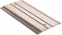 National Guard Products - 72" Long x 6" Wide x 1/4" High, Saddle Threshold - Aluminum Finish - Benchmark Tooling