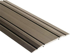 National Guard Products - 36" Long x 5" Wide x 1/4" High, Saddle Threshold - Aluminum Finish - Benchmark Tooling