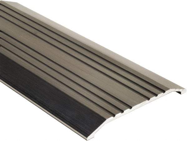 National Guard Products - 36" Long x 5" Wide x 1/2" High, Saddle Threshold - Aluminum Finish - Benchmark Tooling