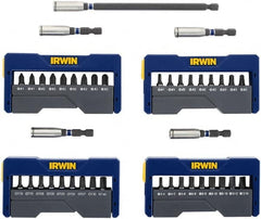 Irwin - 41 Piece, Phillips, Square, Torx, Slotted Handle, Insert Bit Set - #1 to #3 - Benchmark Tooling