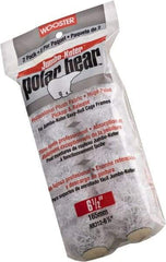 Wooster Brush - 3/8" Nap, 4-1/2" Wide Paint Mini Roller Covers - Medium-Rough Texture, Fabric - Benchmark Tooling