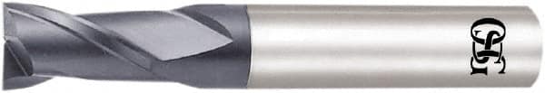 OSG - 4.5mm, 6.8mm LOC, 6mm Shank Diam, 50mm OAL, 2 Flute, Solid Carbide Square End Mill - Single End, WXL Finish, Spiral Flute, 30° Helix, Centercutting, Right Hand Cut, Right Hand Flute, Series 3720 - Benchmark Tooling