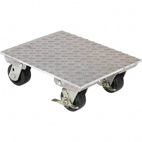 Vestil - 1,200 Lb Capacity Aluminum Dolly - 18" Long x 14" Wide - Benchmark Tooling