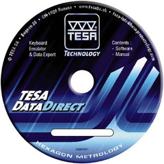 TESA Brown & Sharpe - Data Collection/Reporting SPC Software - Compatible with Windows, For Use with Twin-Cal Calipers - Benchmark Tooling