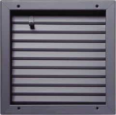 National Guard Products - 19" Wide x 13" High, Solid Steel Fire Rated Louver - 18" Opening Width, 12" Opening Height - Benchmark Tooling