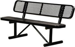 Vestil - 8' Long x 20" Wide, Steel Bench Seat - Benchmark Tooling