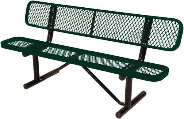 Vestil - 8' Long x 20" Wide, Steel Bench Seat - Benchmark Tooling