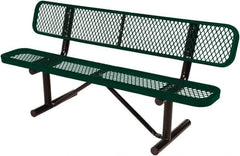 Vestil - 8' Long x 20" Wide, Steel Bench Seat - Benchmark Tooling