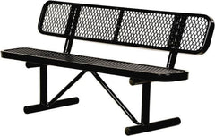 Vestil - 6' Long x 20" Wide, Steel Bench Seat - Benchmark Tooling