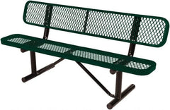 Vestil - 6' Long x 20" Wide, Steel Bench Seat - Benchmark Tooling