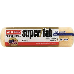 Wooster Brush - 3/8" Nap, 9" Wide Paint Roller - Medium Texture, Synthetic Knit - Benchmark Tooling