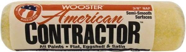 Wooster Brush - 3/8" Nap, 9" Wide Paint Roller - Medium Texture, Synthetic Knit - Benchmark Tooling