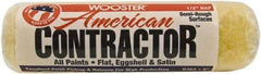 Wooster Brush - 1/2" Nap, 9" Wide Paint Roller - Semi-Rough Texture, Synthetic Knit - Benchmark Tooling
