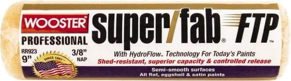 Wooster Brush - 3/8" Nap, 9" Wide Paint Roller - Medium Texture, Synthetic Knit - Benchmark Tooling