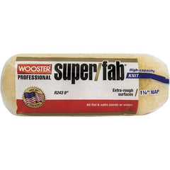 Wooster Brush - 1-1/4" Nap, 9" Wide Paint Roller - Extra-Rough Texture, Synthetic Knit - Benchmark Tooling