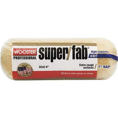 Wooster Brush - 1" Nap, 9" Wide Paint Roller - Rough Texture, Synthetic Knit - Benchmark Tooling