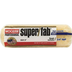 Wooster Brush - 3/4" Nap, 9" Wide Paint Roller - Rough Texture, Synthetic Knit - Benchmark Tooling